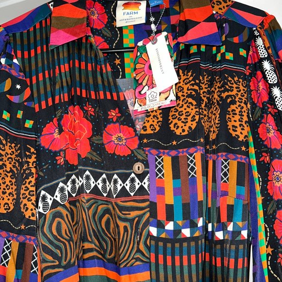 FARM Rio midi shirt dress - Picture 3 of 3